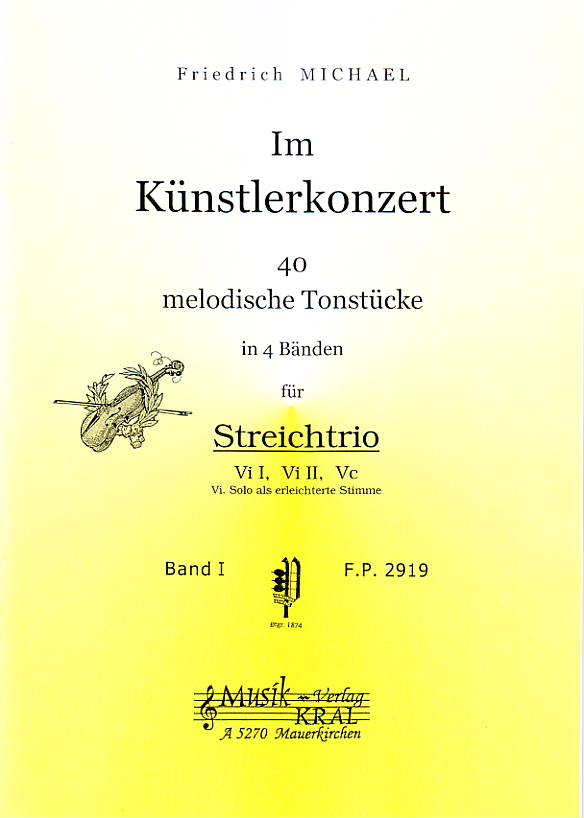 Im Künstlerkonzert, Band I