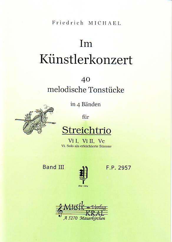 Im Künstlerkonzert, Band III