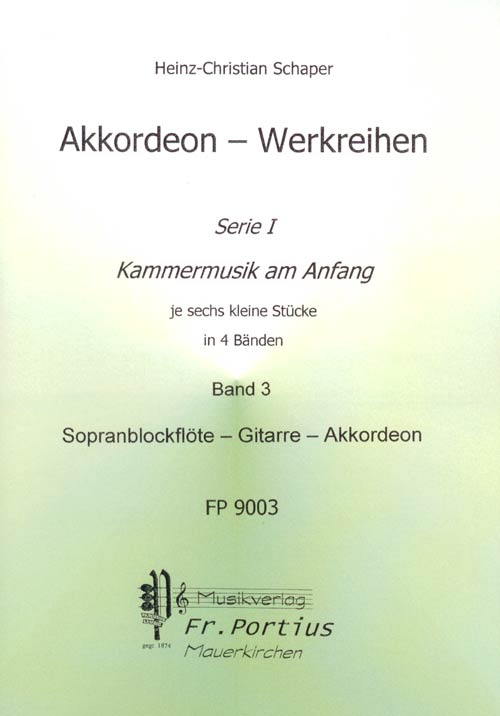 Akkordeon - Werkreihen, Serie I-Band 3