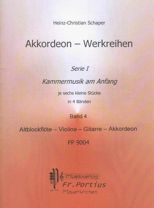 Akkordeon - Werkreihen, Serie I-Band 4