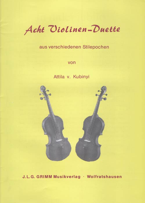 Acht Violinen - Duette