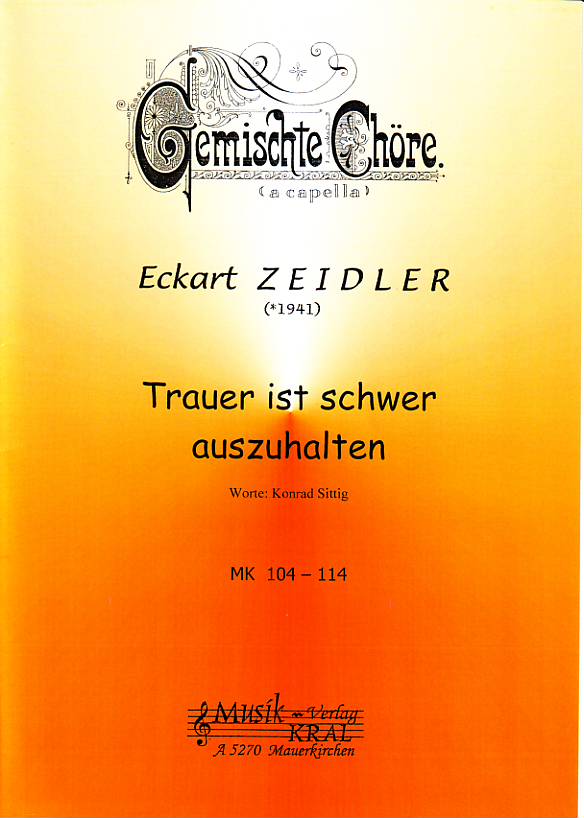 Trauer ist schwer auszuhalten