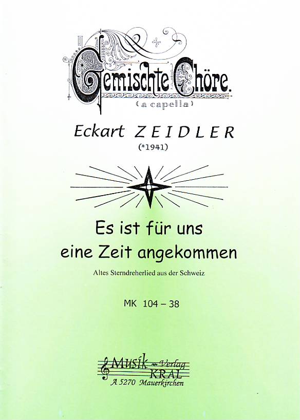 Es ist für uns eine Zeit angekommen