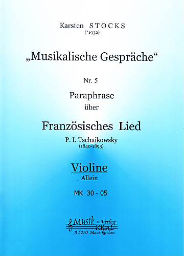 Paraphrase Nr.5, über "Französisches Lied"