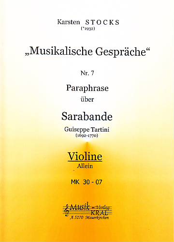 Paraphrase Nr.7, über "Sarabande"