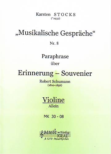 Paraphrase Nr.8, über "Erinnerung"