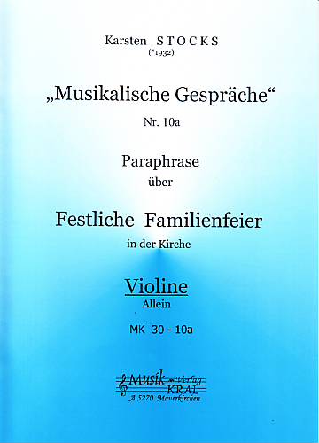 Paraphrase Nr.10a, über "Festliche Familienfeier"
