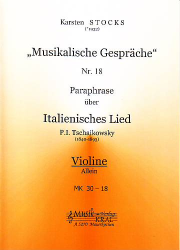 Paraphrase Nr.18, über "Italienisches Lied"