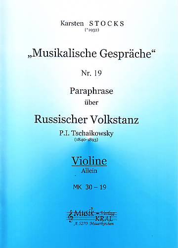 Paraphrase Nr.19, über "Russischer Volkstanz"