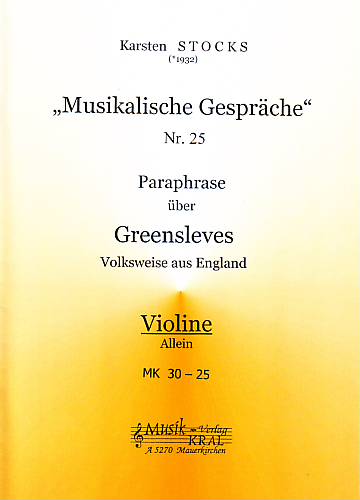 Paraphrase Nr.25, über "Greenslves"