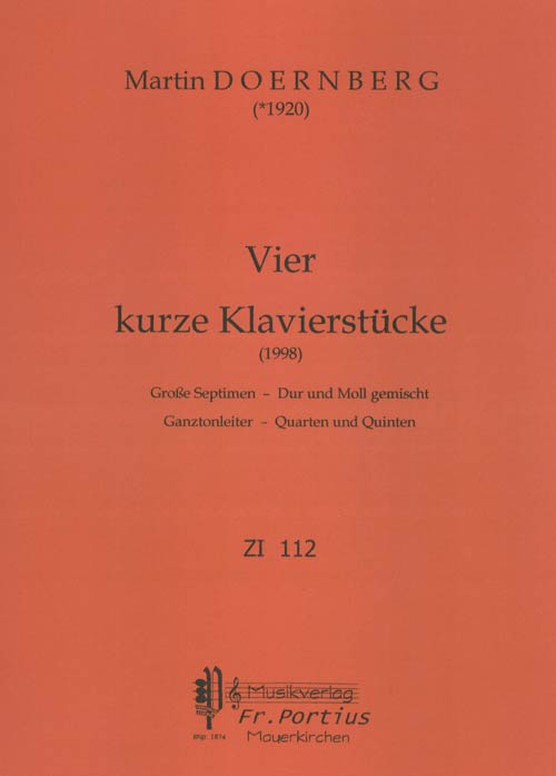 Vier kurze Klavierstücke (1998)